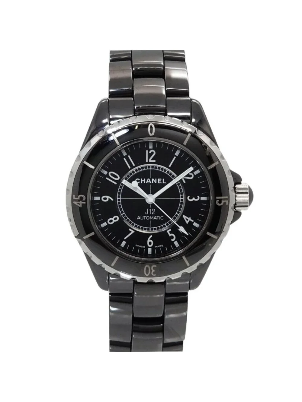 Chanel 38 Watch Black Ceramic Date Automatic Winding 6 19 Mountain Road